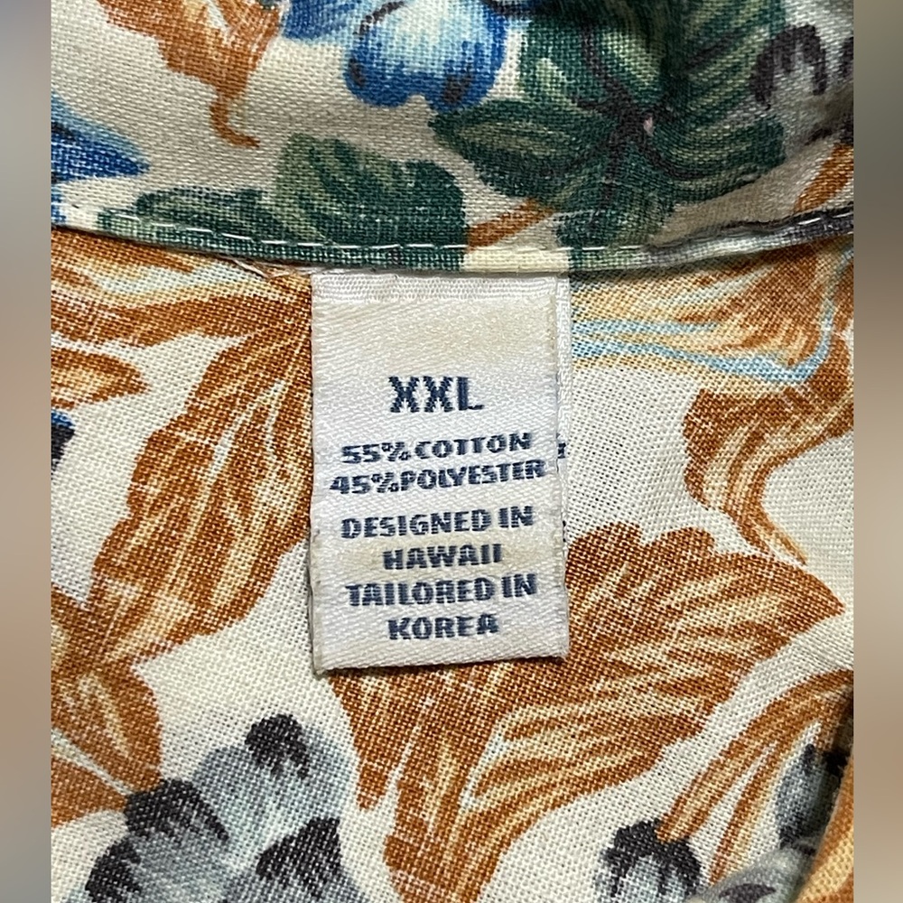Reyn Spooner Hawaiian Traditional Shirt, Size XXL - Picture 6 of 6